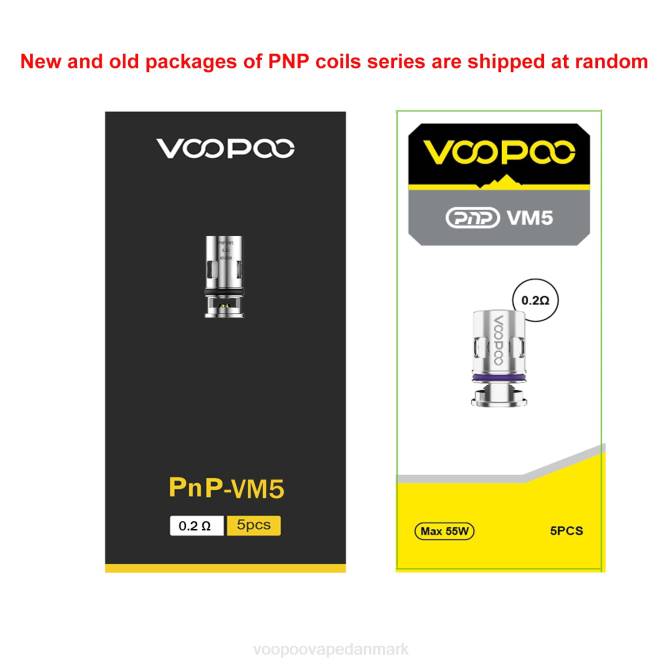 VOOPOO PNP spoler (5 stk) pnp-c1 604R584 | VOOPOO Vape Pod Danmark