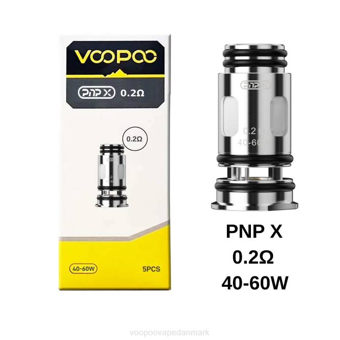 VOOPOO PNP spoler (5 stk) pnp x 0,2 ohm 604R606 | VOOPOO Vape Instructions