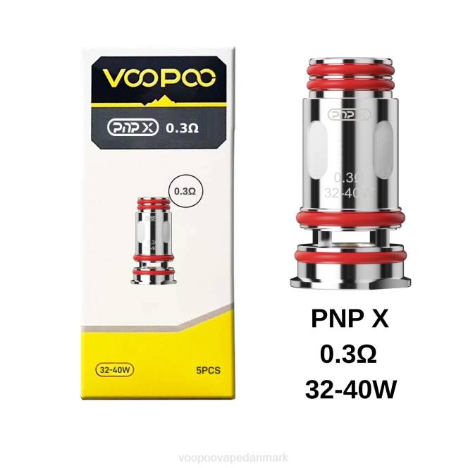 VOOPOO PNP spoler (5 stk) pnp x 0,3 ohm 604R607 | VOOPOO Vape Price Danmark