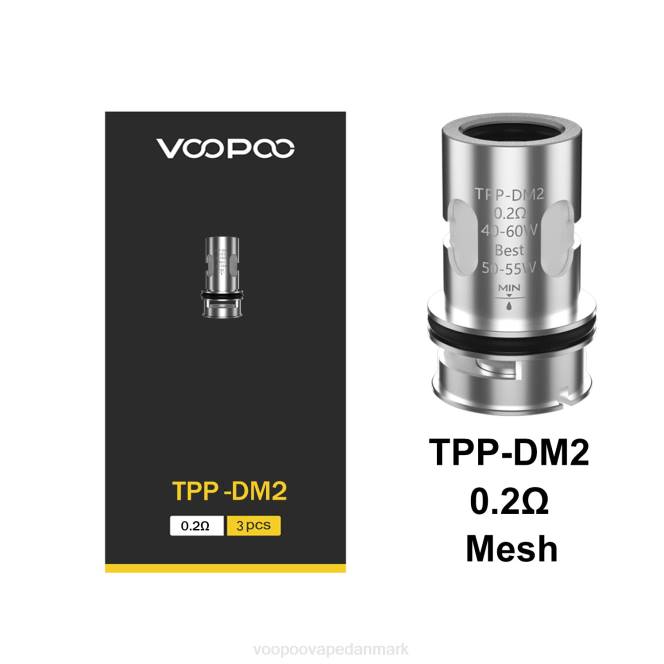 VOOPOO TPP spoler (3 stk) tpp-dm2 604R609 | VOOPOO Vape Store