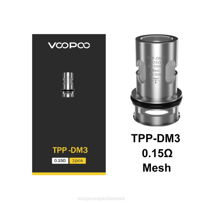 VOOPOO TPP spoler (3 stk) tpp-dm3 604R610 | VOOPOO Vape Near Me
