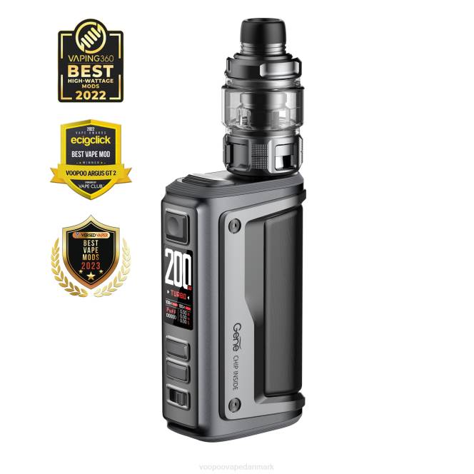 VOOPOO ARGUS GT II tanksæt grafit 604R1 | VOOPOO Danmark