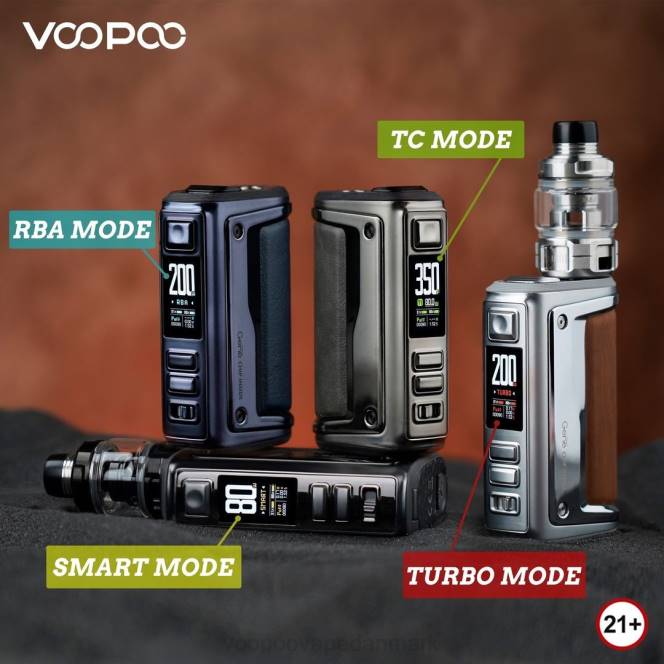 VOOPOO ARGUS GT II tanksæt grafit 604R1 | VOOPOO Danmark