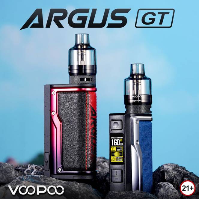 VOOPOO ARGUS GT box mod kit sort & blå 604R13 | VOOPOO Vape Copenhagen