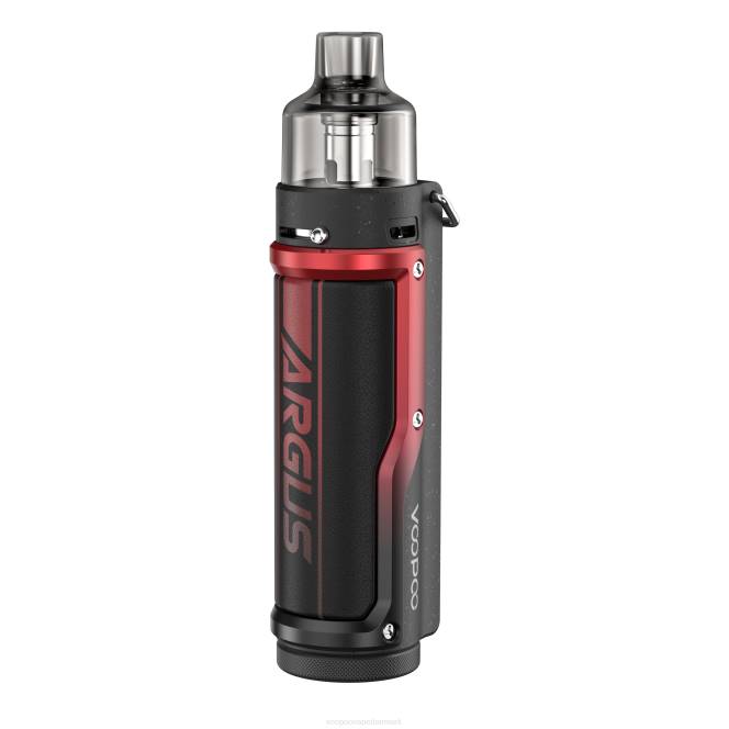 VOOPOO ARGUS PRO pod mod kit litchi læder rød 604R23 | VOOPOO Vape Copenhagen