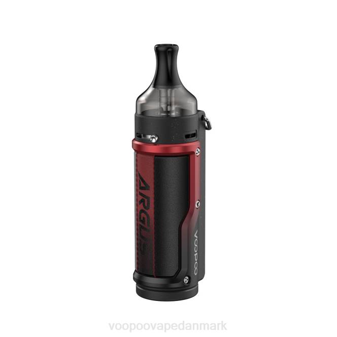 VOOPOO ARGUS pod mod kit litchi læder & rød 604R75 | VOOPOO Vape Gene Danmark