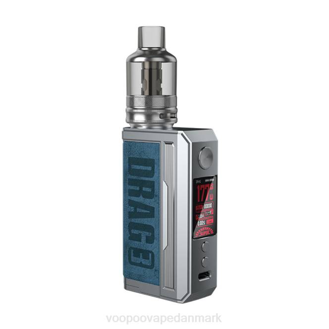 VOOPOO DRAG 3 box mod kit preussisk blå 604R252 | VOOPOO Vape Danmark