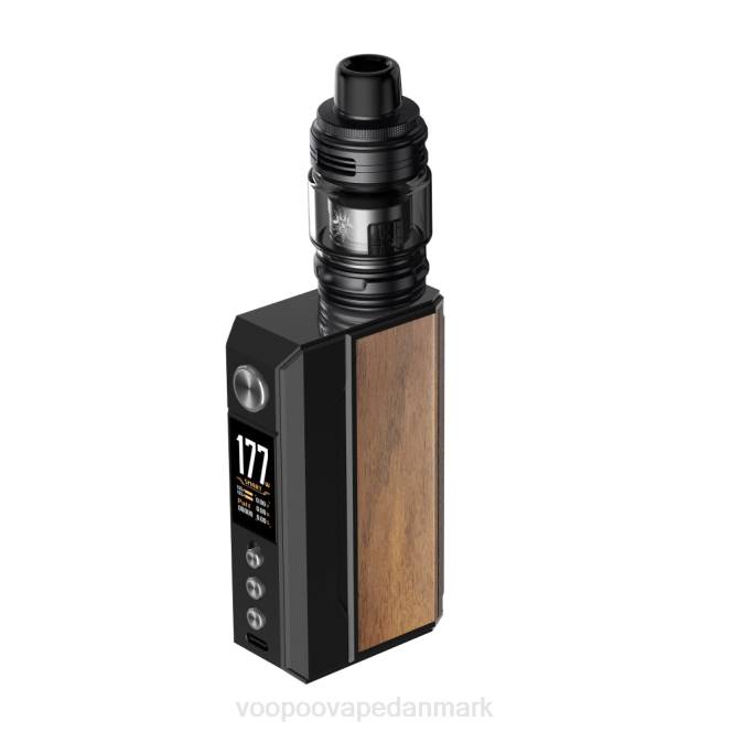 VOOPOO DRAG 4 sæt sort+valnød 604R162 | VOOPOO Vape Danmark