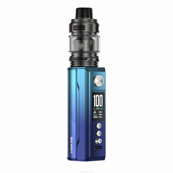 VOOPOO DRAG M100S mod enhed cyan og blå 604R277 | VOOPOO Vape Price Danmark