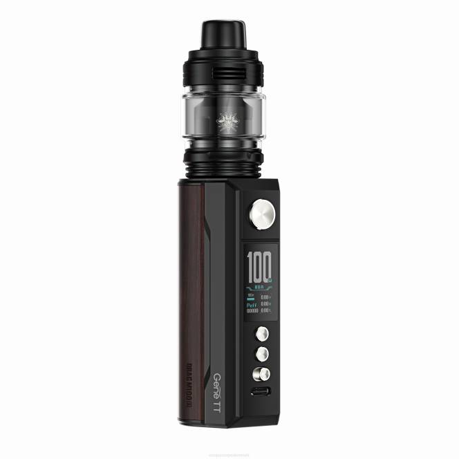 VOOPOO DRAG M100S mod enhed sort og mørkt træ 604R274 | VOOPOO Vape Pod Danmark
