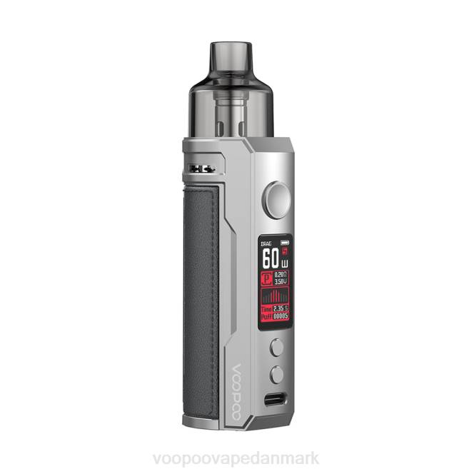 VOOPOO DRAG S pod mod kit sølv & mørkegrå 604R204 | VOOPOO Vape Pod Danmark