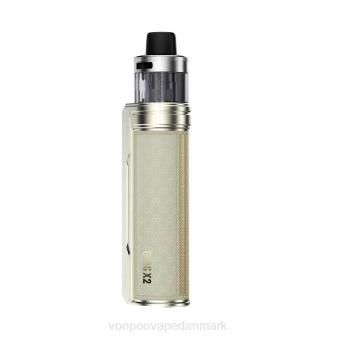 VOOPOO DRAG X2 pod mod champagne gylden 604R235 | VOOPOO Vape Gene Danmark