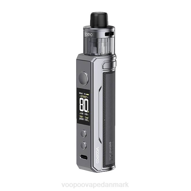 VOOPOO DRAG X2 pod mod gråt metal 604R233 | VOOPOO Vape Copenhagen