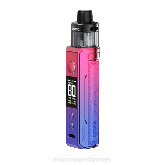 VOOPOO DRAG X2 pod mod moderne rød 604R231 | VOOPOO Danmark