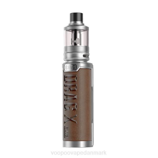 VOOPOO DRAG X PLUS professionel udgave sølv+retro brun 604R281 | VOOPOO Danmark