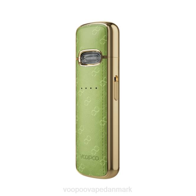 VOOPOO VMATE E pod kit grønt indlagt guld 604R433 | VOOPOO Vape Copenhagen