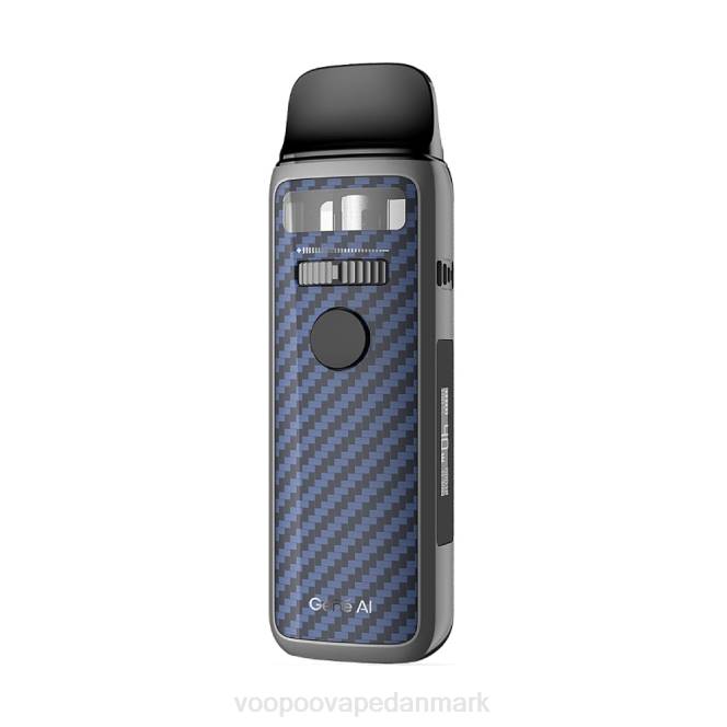 VOOPOO VINCI 3 pod mod kit kulfiber blå 604R363 | VOOPOO Vape Copenhagen