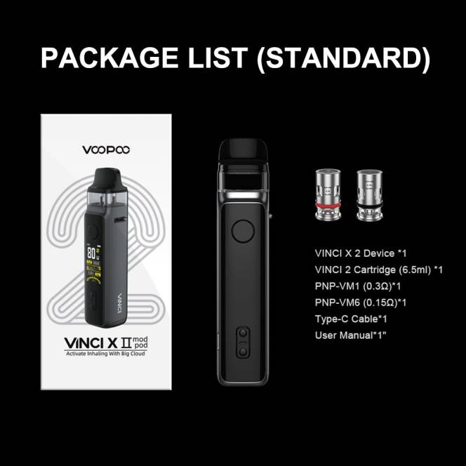 VOOPOO VINCI X 2 sæt kulfiber 604R347 | VOOPOO Vape Price Danmark