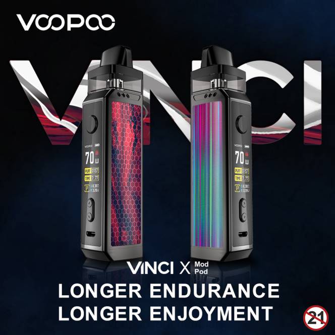 VOOPOO VINCI X mod pod kit kulfiber 604R346 | VOOPOO Vape Instructions